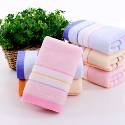 博庆日用品 热销特卖素色段边纯棉毛巾，厂家直供优质吸水加厚礼品